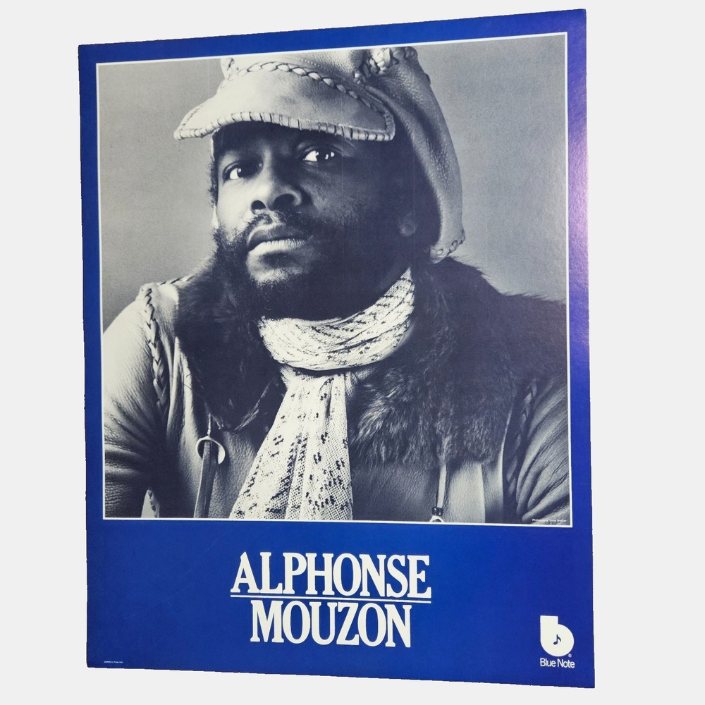Alphonse Mouzon‎ VTG 70s 80s Promo Poster 19x24 Blue Note Jazz Cardboard Stock
